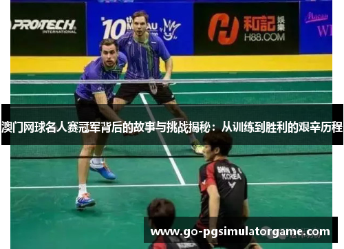 澳门网球名人赛冠军背后的故事与挑战揭秘：从训练到胜利的艰辛历程